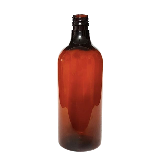 500ml Long Round Amber